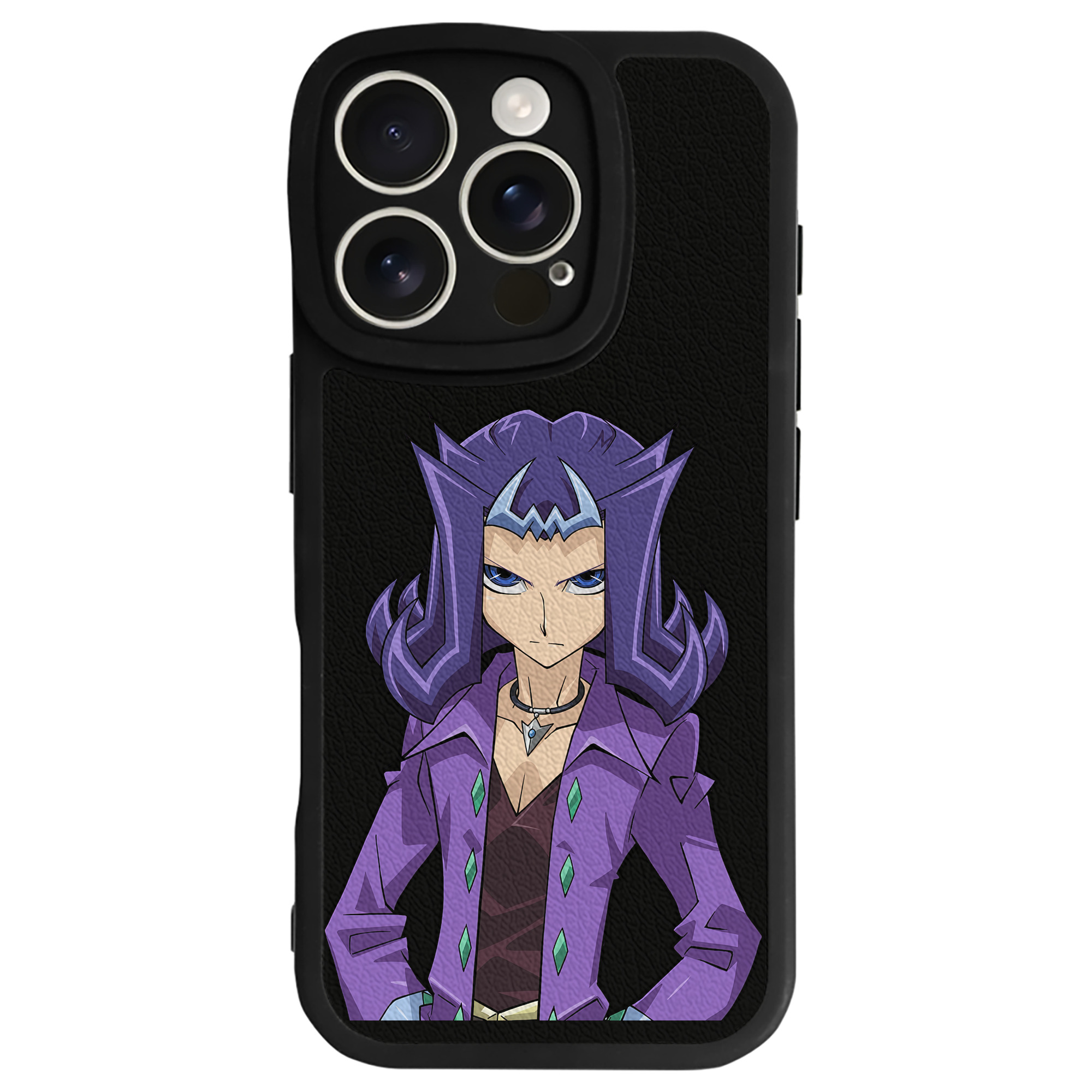 遊☆戯☆王 Yu-Gi-Oh! 【iPhone 16シリーズ対応】シリコンスマホケース（レザー調） 材質：シリコン